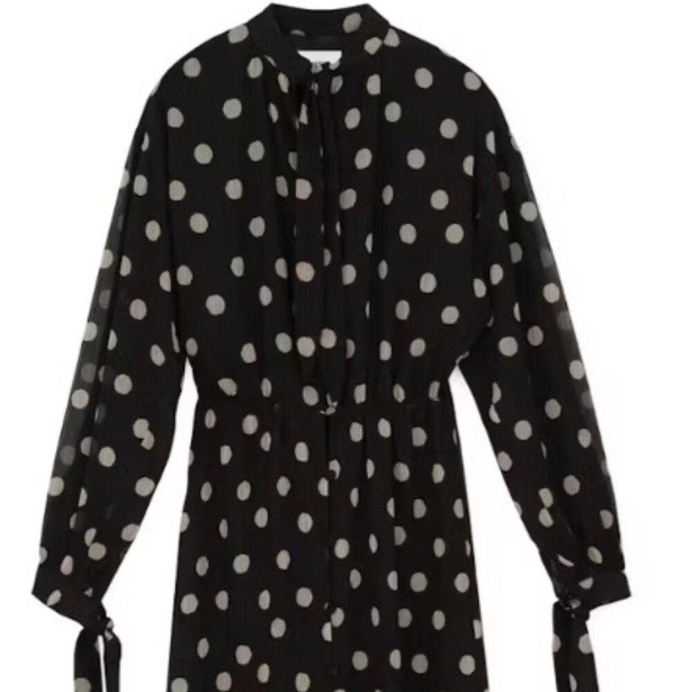 Nanushka Polka Dot Dress View 4